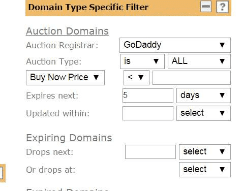 domain-type-specific-filter