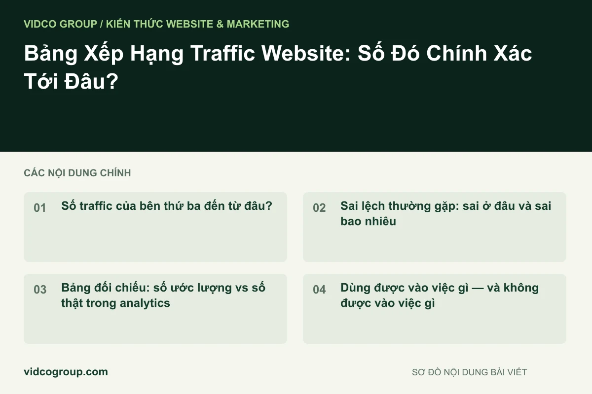 Bảng Xếp Hạng Traffic Website: Số Đó Chính Xác Tới Đâu?