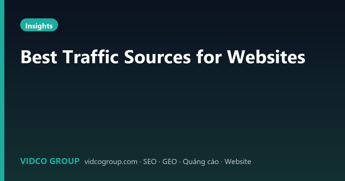 Best Traffic Sources for Websites