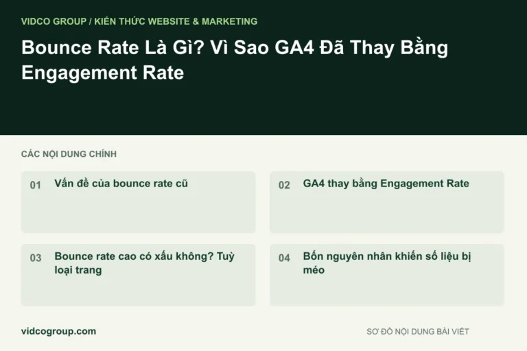 Bounce Rate Là Gì? Vì Sao GA4 Đã Thay Bằng Engagement Rate