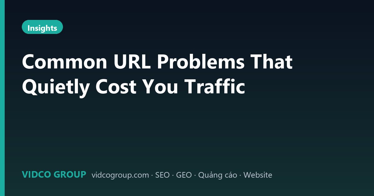 Common URL Problems That Quietly Cost You Traffic