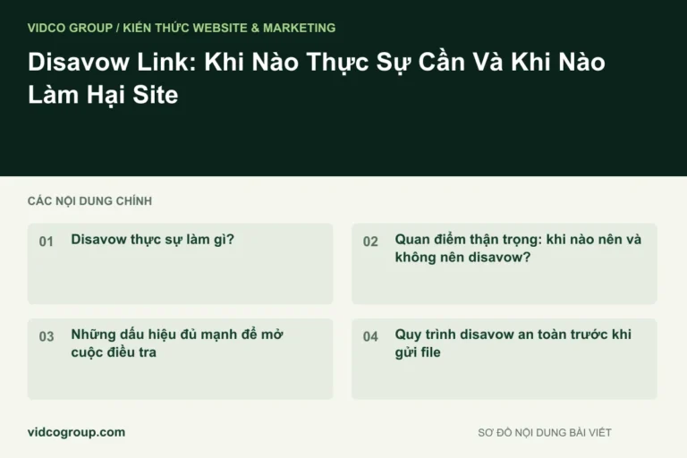Disavow Link: Khi Nào Thực Sự Cần Và Khi Nào Làm Hại Site