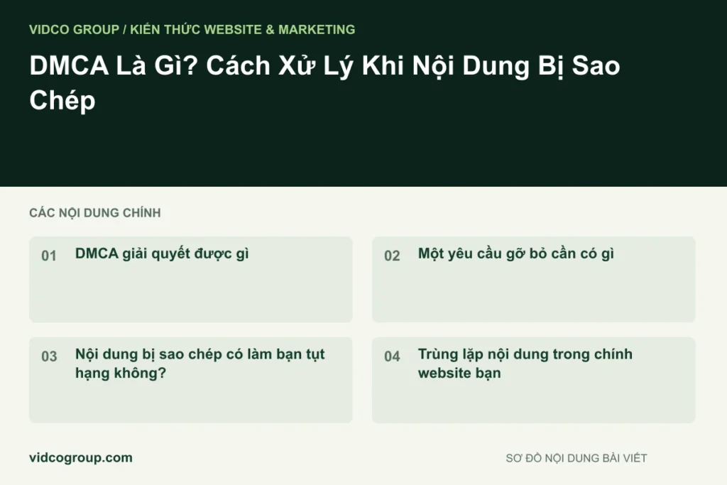 DMCA Là Gì? Cách Xử Lý Khi Nội Dung Bị Sao Chép