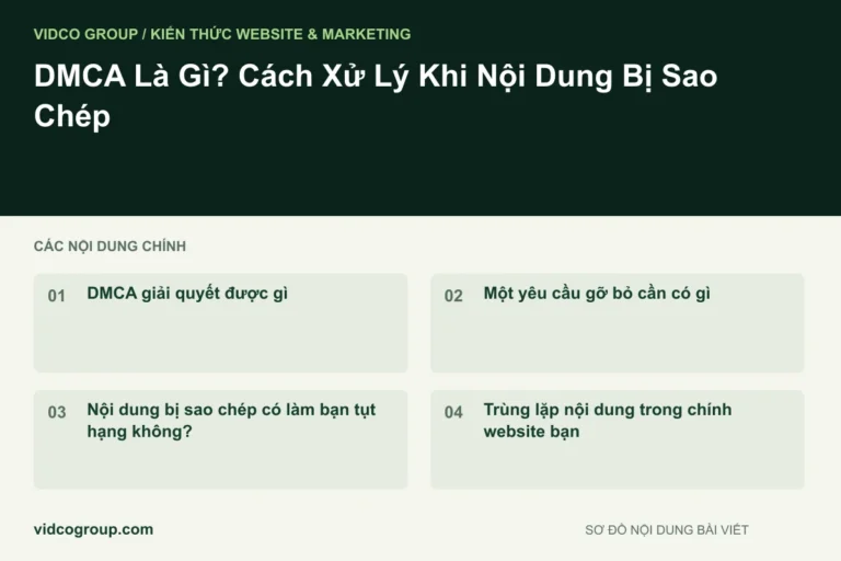 DMCA Là Gì? Cách Xử Lý Khi Nội Dung Bị Sao Chép