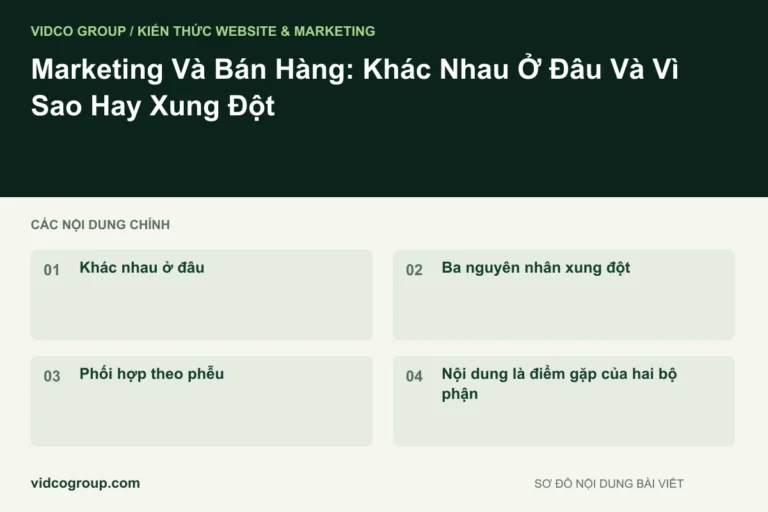 Marketing Và Bán Hàng: Khác Nhau Ở Đâu Và Vì Sao Hay Xung Đột