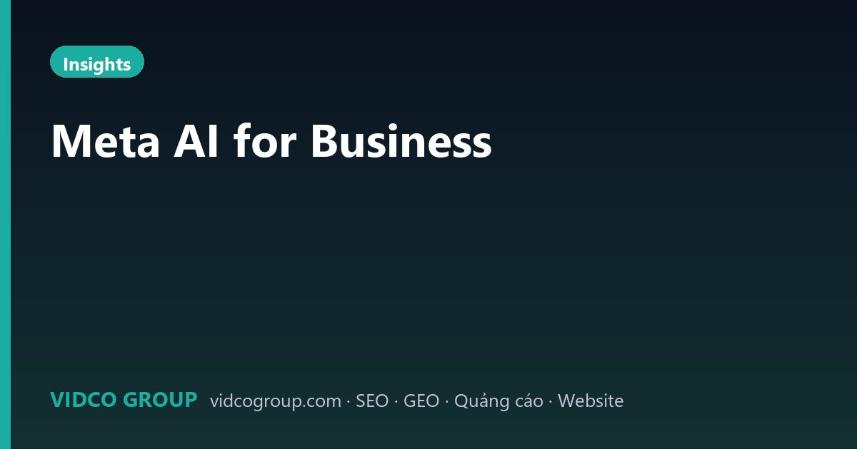 Meta AI for Business
