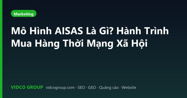 Mô Hình AISAS Là Gì? Hành Trình Mua Hàng Thời Mạng Xã Hội