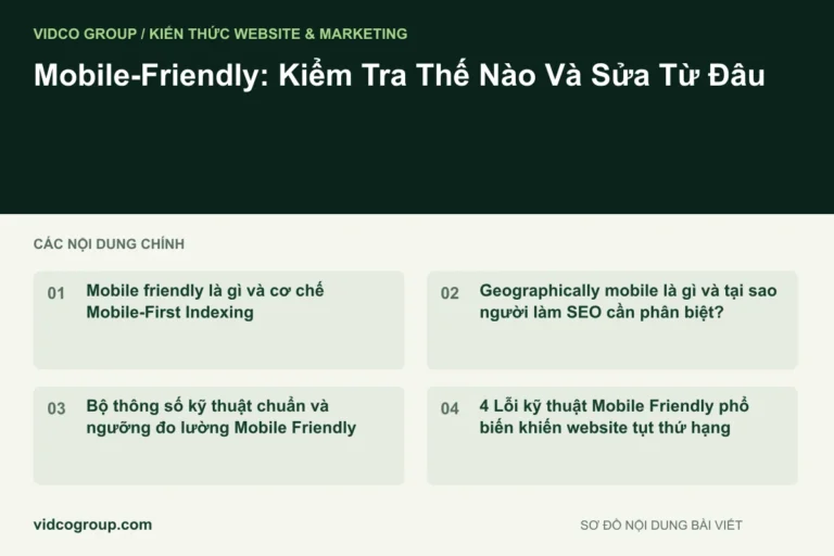 Mobile-Friendly: Kiểm Tra Thế Nào Và Sửa Từ Đâu