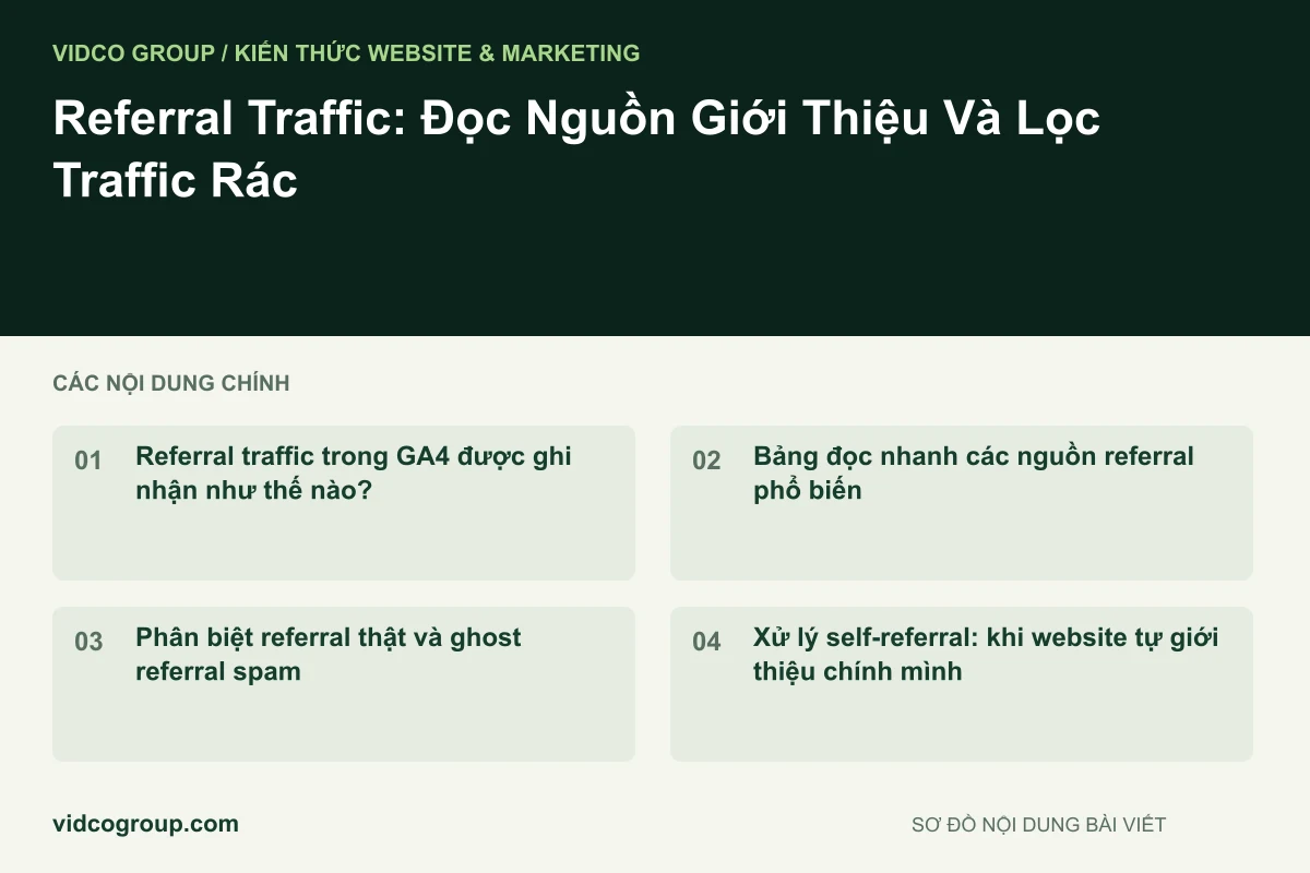 Referral Traffic: Đọc Nguồn Giới Thiệu Và Lọc Traffic Rác