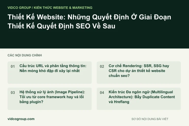 Thiết Kế Website: Những Quyết Định Ở Giai Đoạn Thiết Kế Quyết Định SEO Về Sau