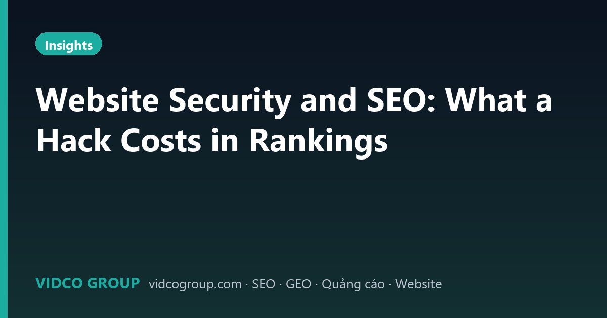 Website Security and SEO: What a Hack Costs in Rankings