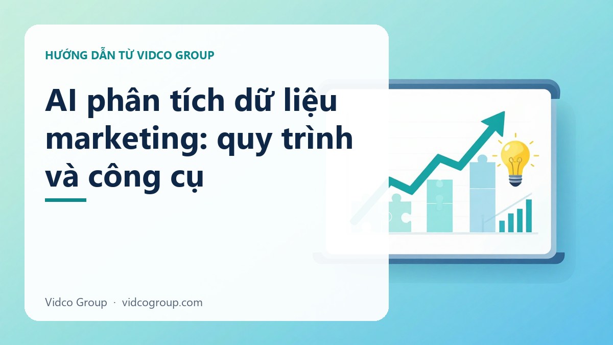 Hình minh họa: AI phân tích dữ liệu marketing: quy trình và công cụ