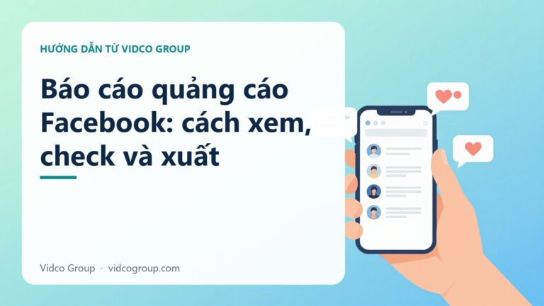 Báo cáo quảng cáo Facebook: cách xem, check và xuất