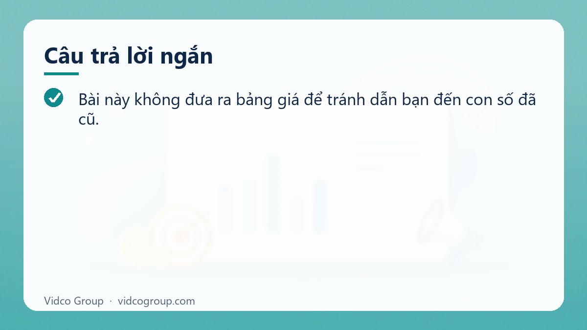 Câu trả lời ngắn: Báo giá quảng cáo Kinh tế Đô thị