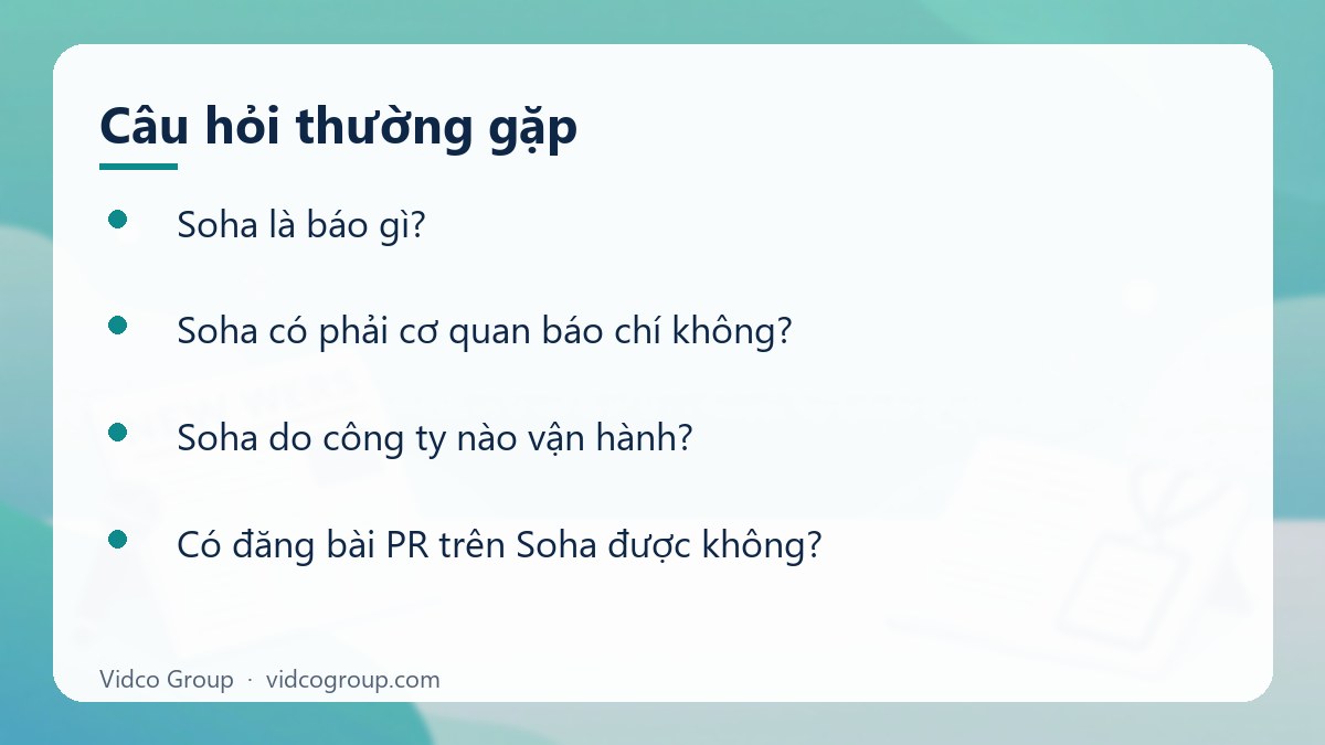 Một số câu hỏi thường gặp về Báo Soha là báo gì