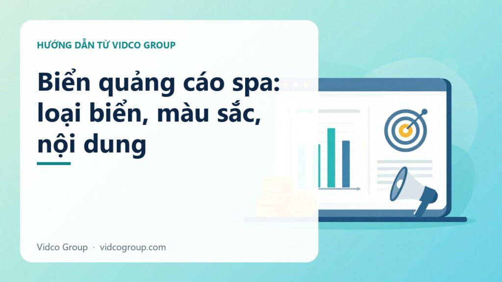Biển quảng cáo spa: loại biển, màu sắc, nội dung