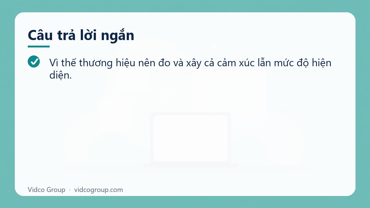 Câu trả lời ngắn: Brand love là gì