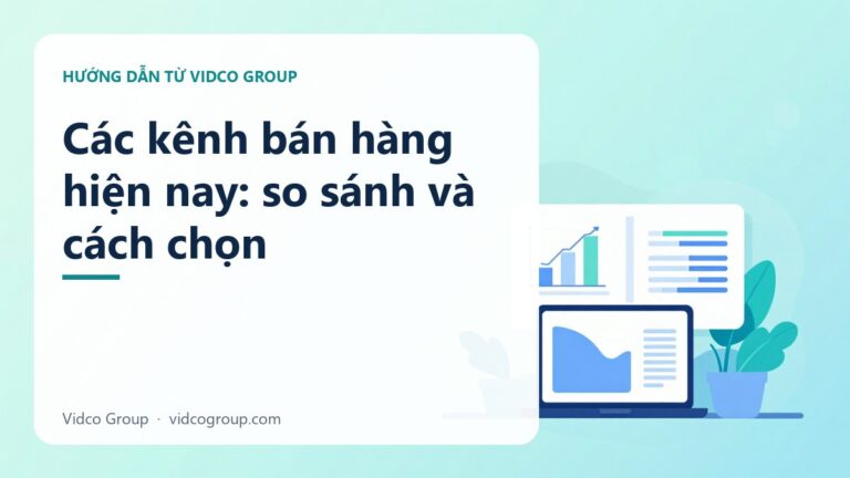 Các kênh bán hàng hiện nay: so sánh và cách chọn