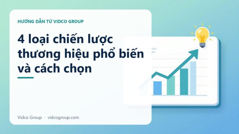 4 loại chiến lược thương hiệu phổ biến và cách chọn