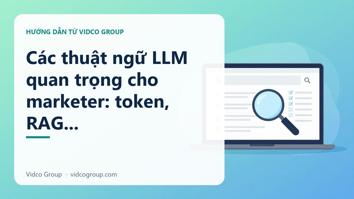Các thuật ngữ LLM quan trọng cho marketer: token, RAG…