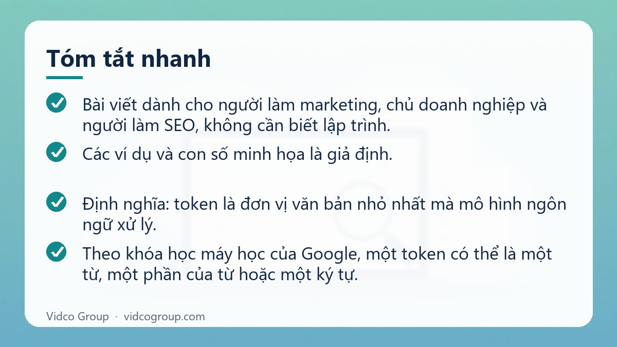 Tóm tắt nhanh: Các thuật ngữ LLM quan trọng cho marketer