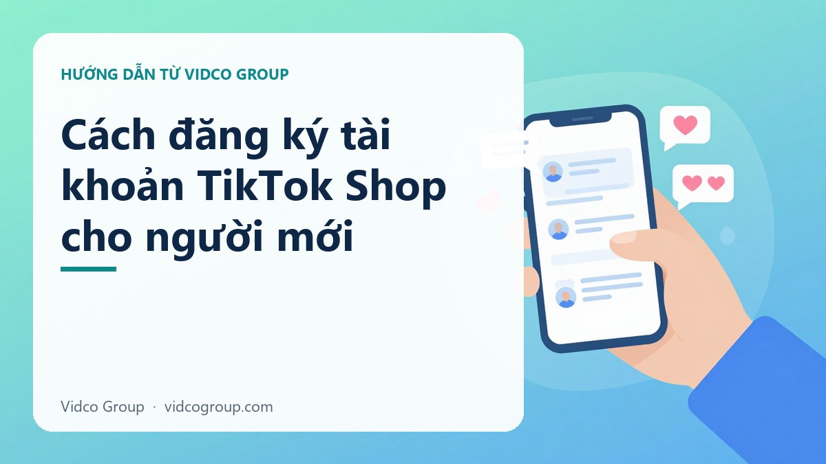 Hình minh họa: Cách đăng ký tài khoản TikTok Shop cho người mới