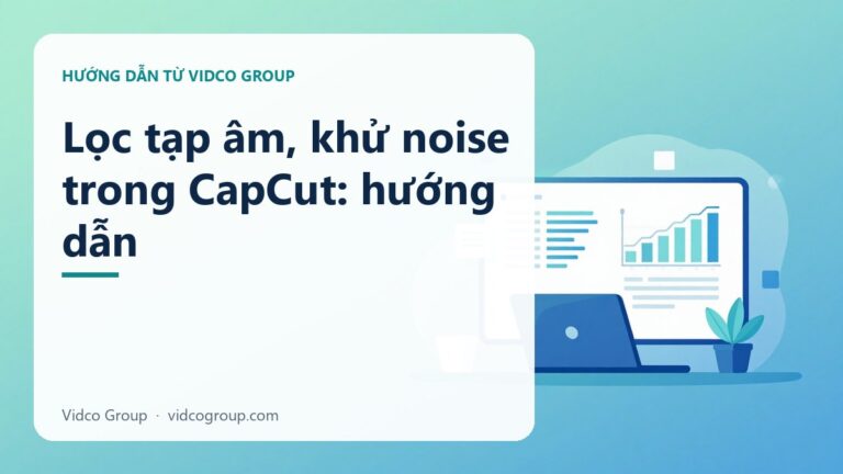 Lọc tạp âm, khử noise trong CapCut: hướng dẫn