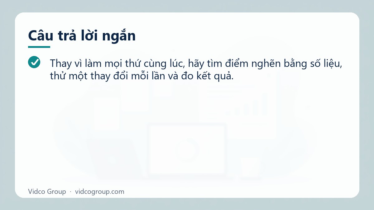 Câu trả lời ngắn: Cách tăng doanh số bán hàng