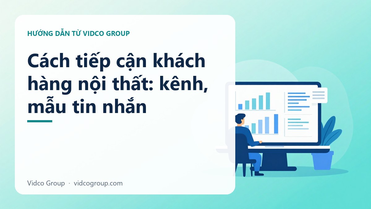 Hình minh họa: Cách tiếp cận khách hàng nội thất: kênh, mẫu tin nhắn