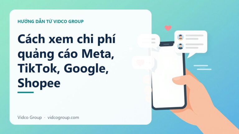 Cách Xem Chi Phí Quảng Cáo: Meta, TikTok, Google Ads, Shopee
