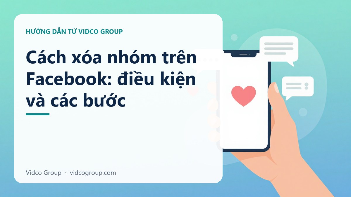 Hình minh họa: Cách xóa nhóm trên Facebook: điều kiện và các bước