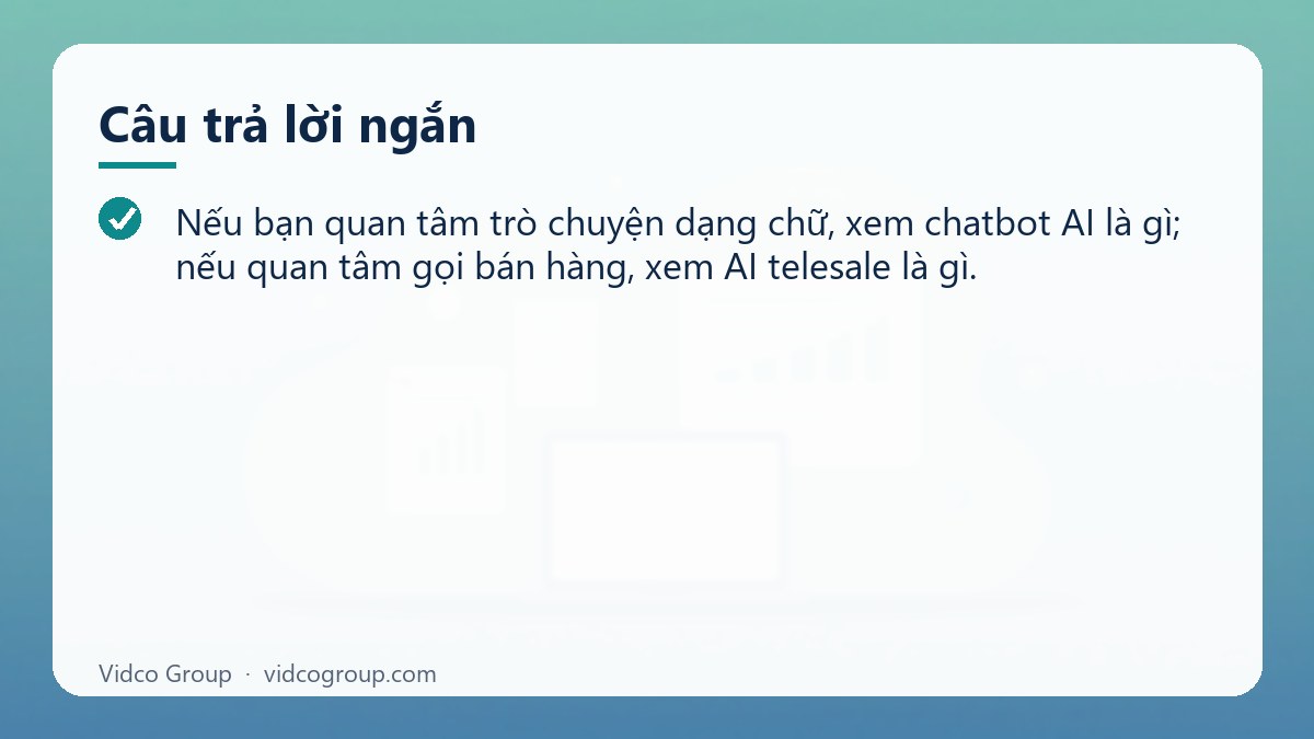 Câu trả lời ngắn: Callbot là gì