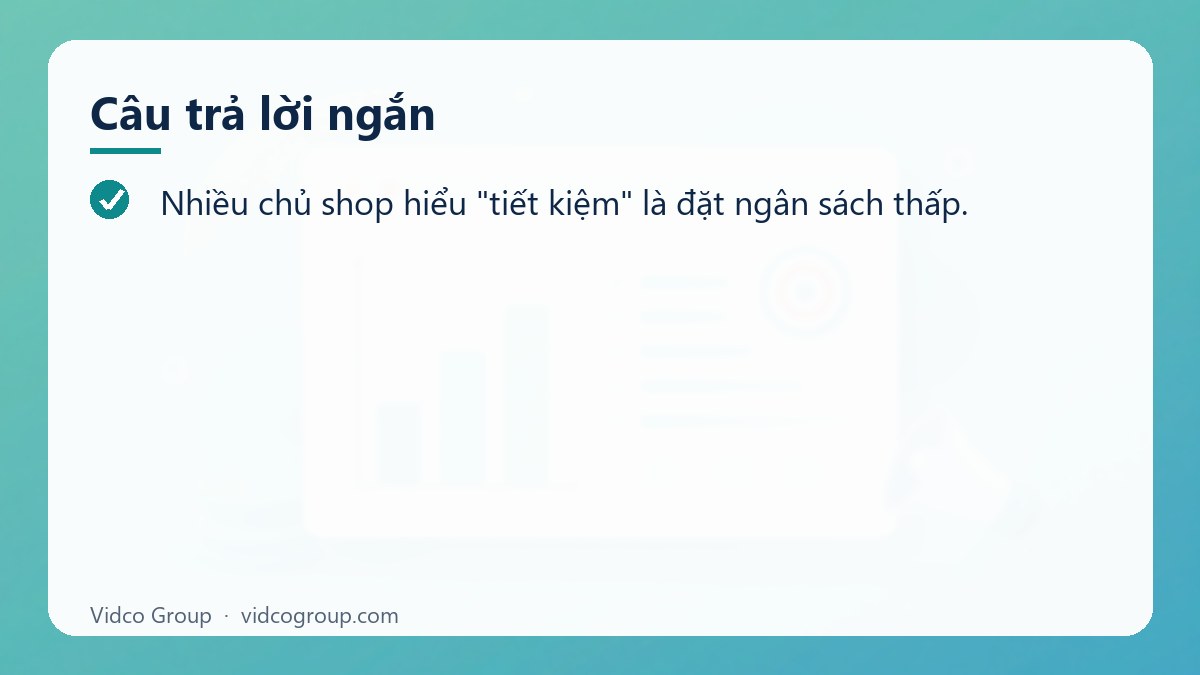 Câu trả lời ngắn: Cách chạy quảng cáo tiết kiệm chi phí