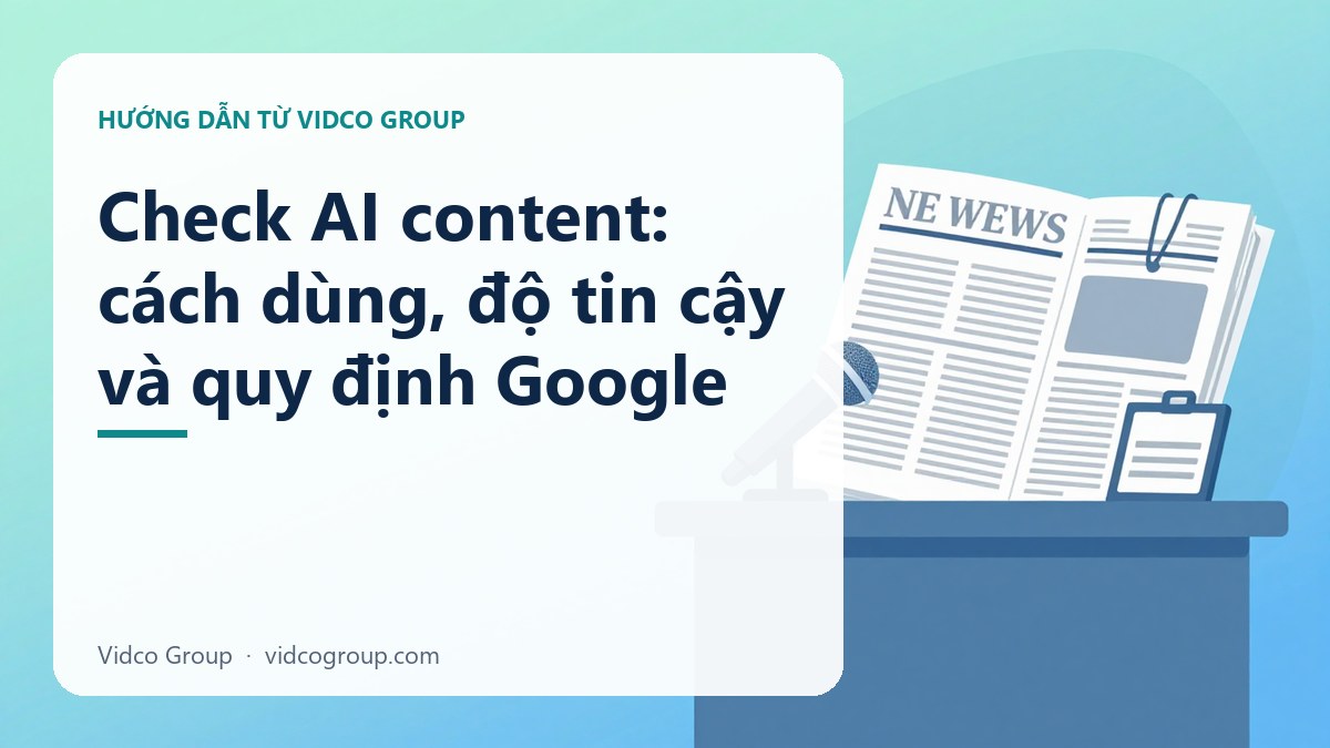Hình minh họa: Check AI content: cách dùng, độ tin cậy và quy định Google