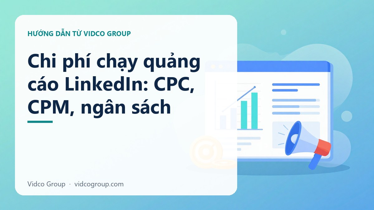 Hình minh họa: Chi phí chạy quảng cáo LinkedIn: CPC, CPM, ngân sách