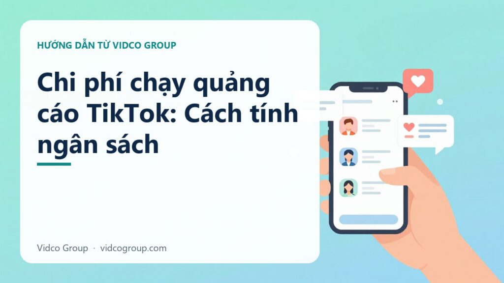 Chi phí chạy quảng cáo TikTok: Cách tính ngân sách