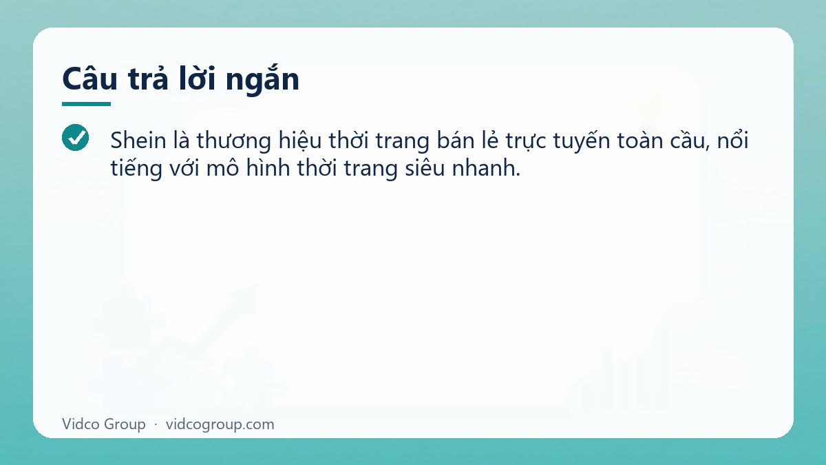 Câu trả lời ngắn: Chiến lược marketing của Shein