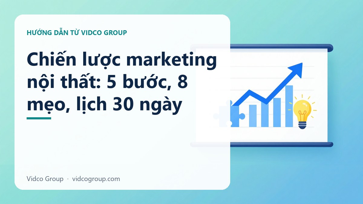 Hình minh họa: Chiến lược marketing nội thất: 5 bước, 8 mẹo, lịch 30 ngày