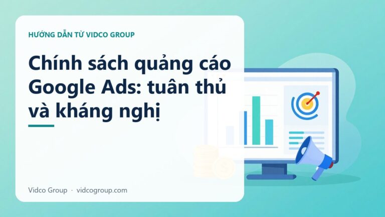Chính sách quảng cáo Google Ads: tuân thủ và kháng nghị