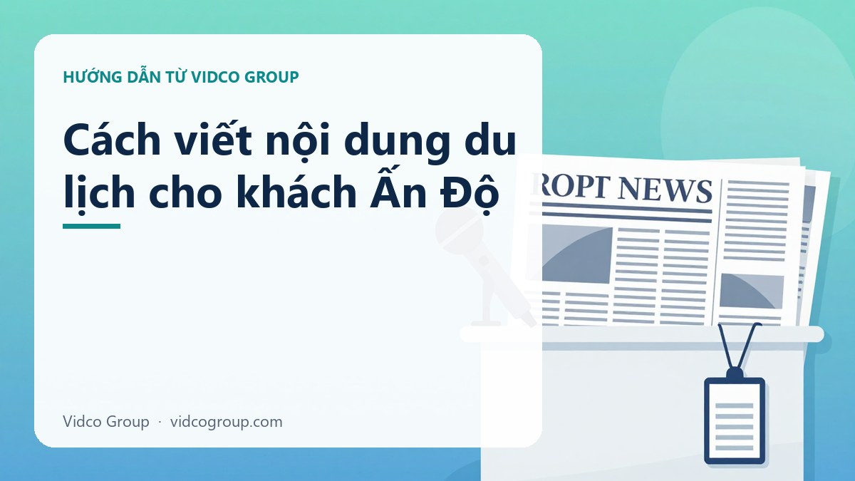 Hình minh họa: Cách viết nội dung du lịch cho khách Ấn Độ