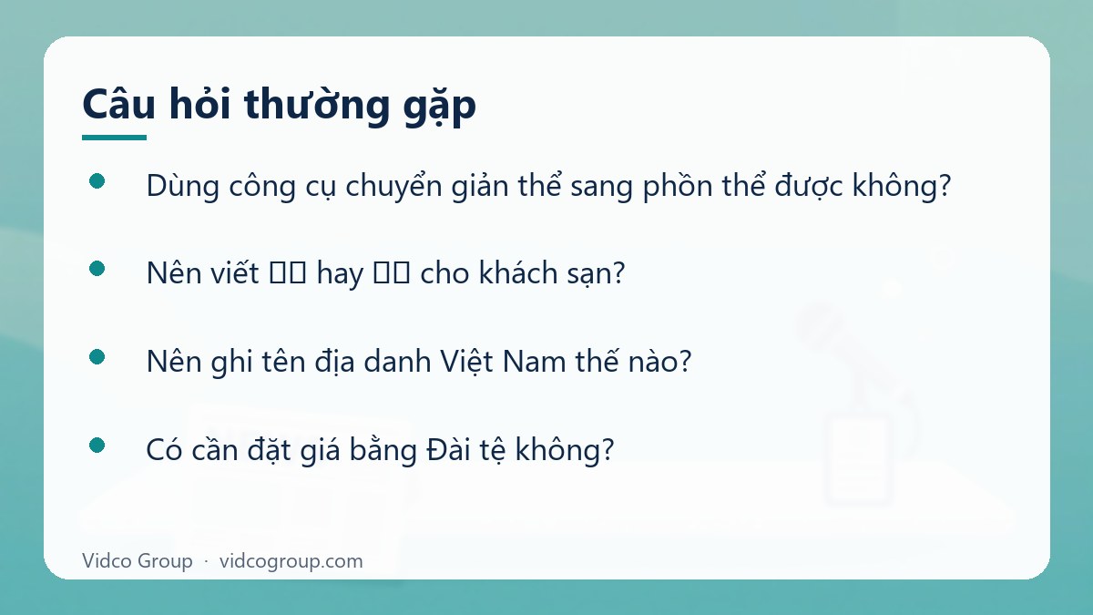 Một số câu hỏi thường gặp về Content du lịch Đài Loan