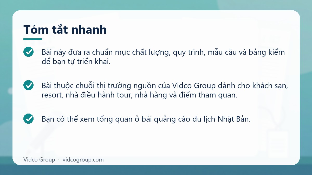 Tóm tắt nhanh: Cách viết nội dung du lịch cho khách Nhật, song ngữ