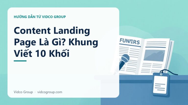 Content Landing Page Là Gì? Khung Viết 10 Khối