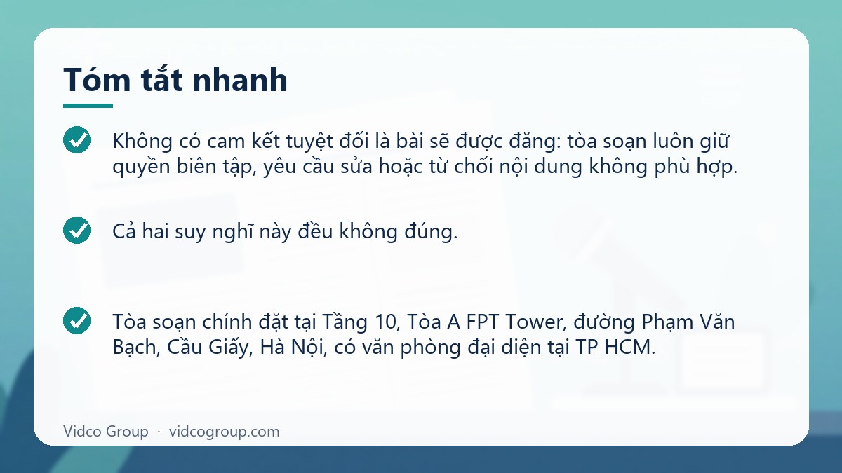 Tóm tắt nhanh: Đăng bài PR trên VnExpress