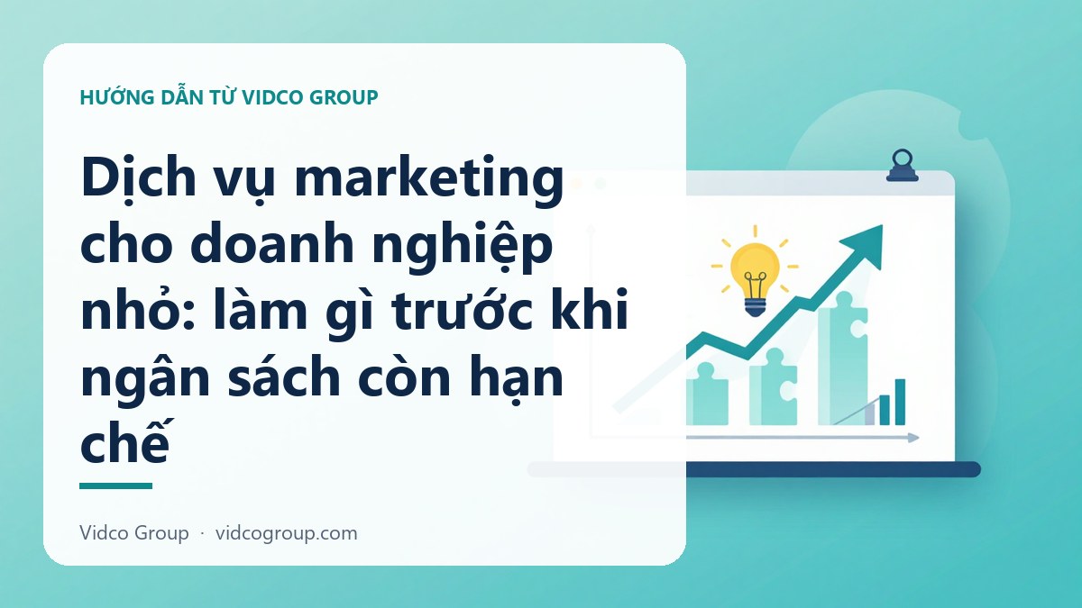 Hình minh họa: Dịch vụ marketing cho doanh nghiệp nhỏ: làm gì trước khi ngân sách còn hạn chế