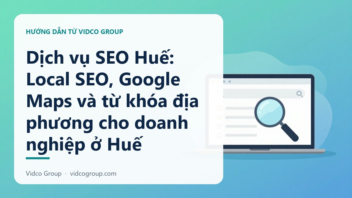 Hình minh họa: Dịch vụ SEO Huế: Local SEO, Google Maps và từ khóa địa phương cho doanh nghiệp ở Huế