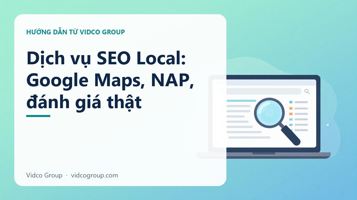 Hình minh họa: Dịch vụ SEO Local: Google Maps, NAP, đánh giá thật