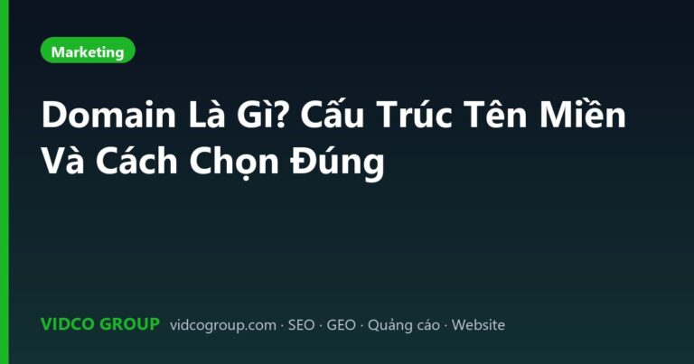 Domain Là Gì? Cấu Trúc Tên Miền Và Cách Chọn Đúng