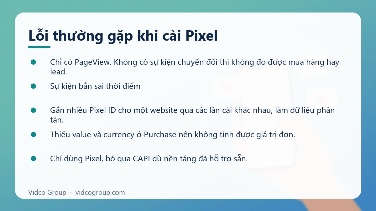 Danh sách: Lỗi thường gặp khi cài Pixel