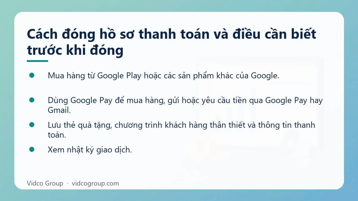 Danh sách: Cách đóng hồ sơ thanh toán và điều cần biết trước khi đóng